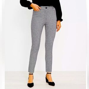NWT ANN TAYLOR LOFT THE SKINNY FIT HOUNDSTOOTH PANT SZ.14
